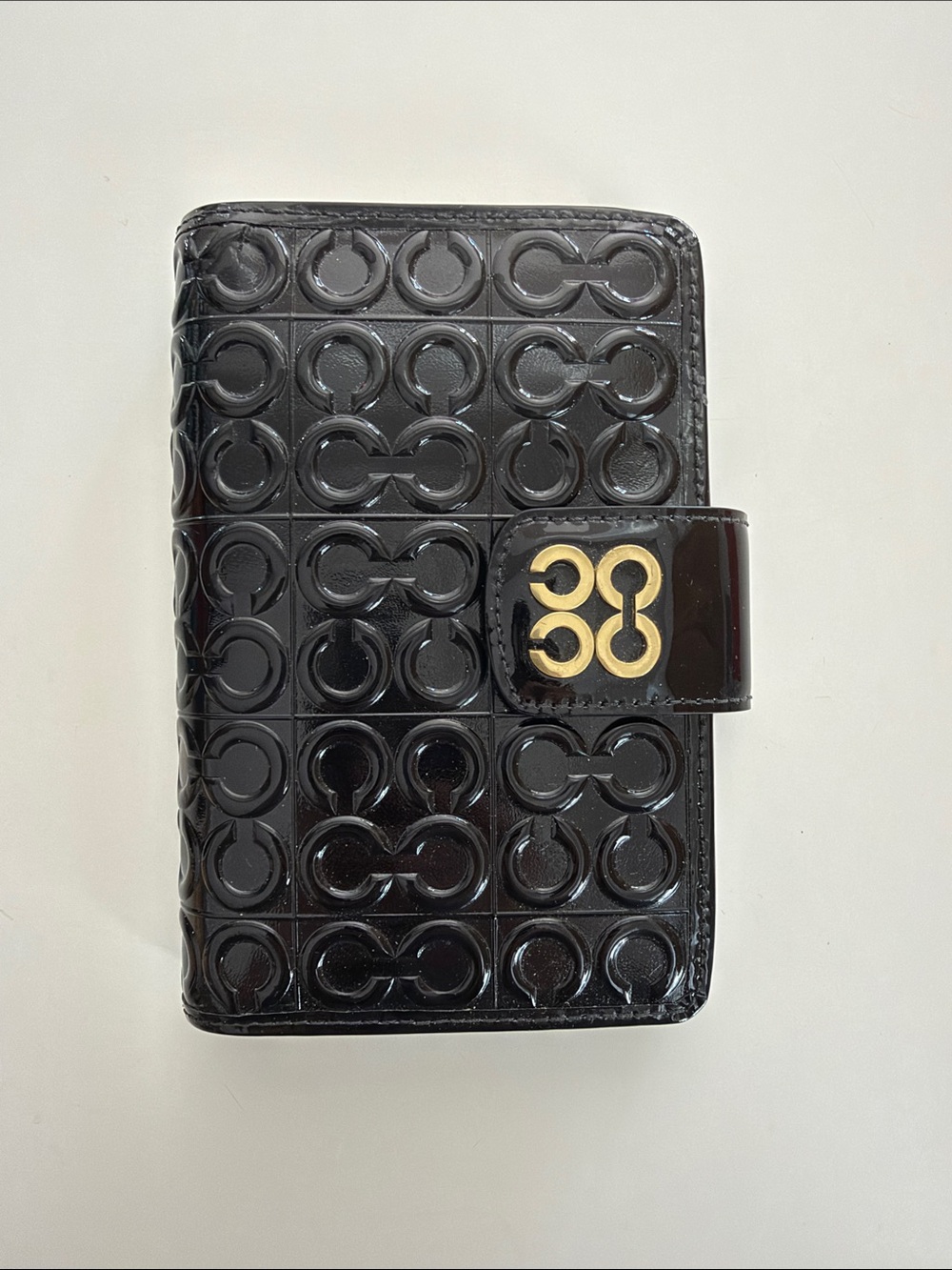 Coach Leather Notebook and Address Book Holder